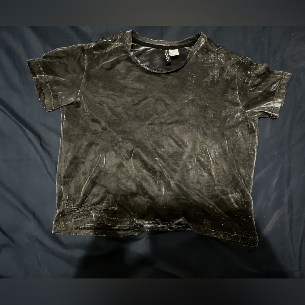 'H&M' Sheer Top